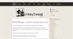 Desktop Screenshot of monkeysweat.com